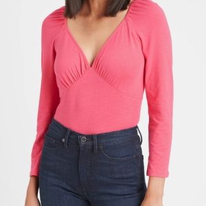 BANANA REPUBLIC TIMELESS V NECK TOP